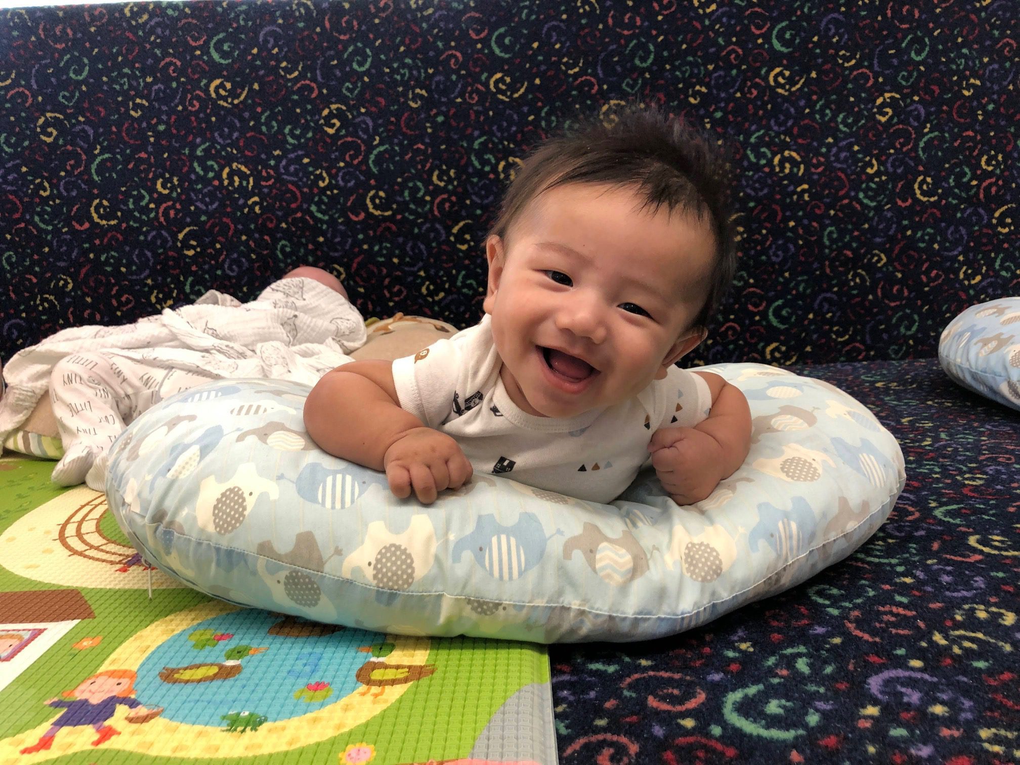 Tummy Time at 2 Months, 2-Month-Old Tummy Time